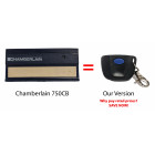 Chamberlain 750CB Compatible 390 MHz Single Button Mini Garage Door Opener Remote